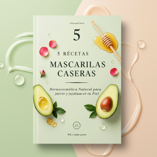 eBook – 5 Recetas de Mascarillas Caseras con Dermocosmética Natural